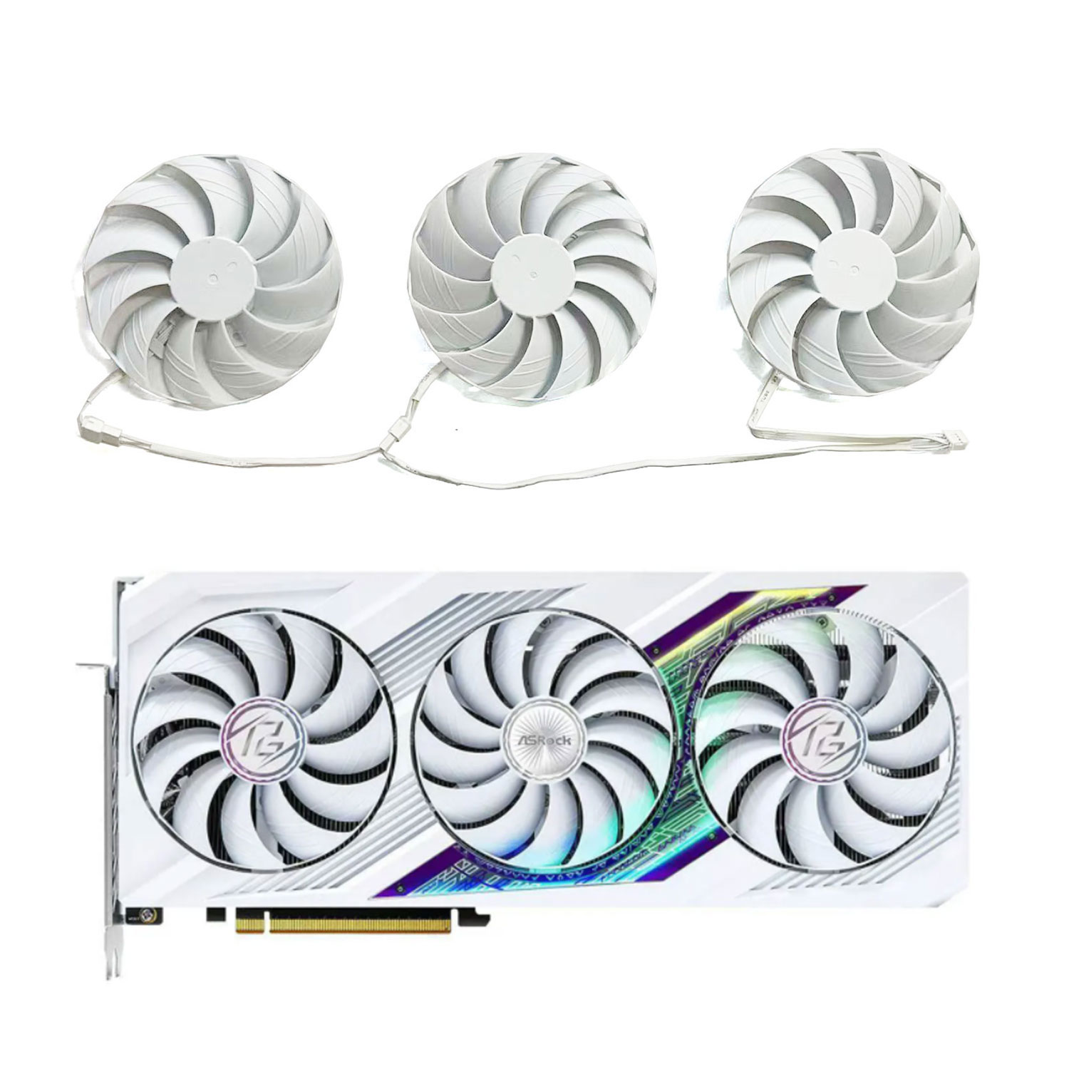 Rx 7900 Xt 20Gb Gaming Gpu - พัดลมระบายความร้อนใหม่ CF1010H12S สำหรับการ์ดจอ Asrock Radeon RX