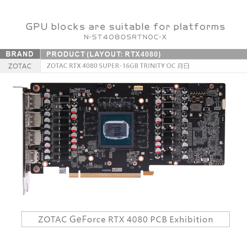 Bykski N-ST4080SRTNOC-X บล็อก  - Rtx 4080 Super 16Gb บทวิจารณ์และราคา